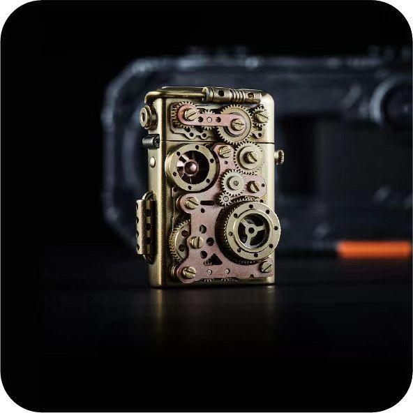 Steampunk lighter collection illustration
